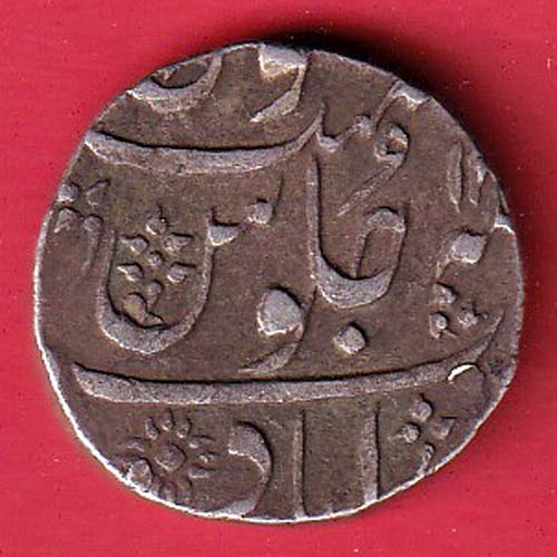 Bombay Presidency AH 1242 AHMEDABAD mint one rupee silver coin–@HUB5996
