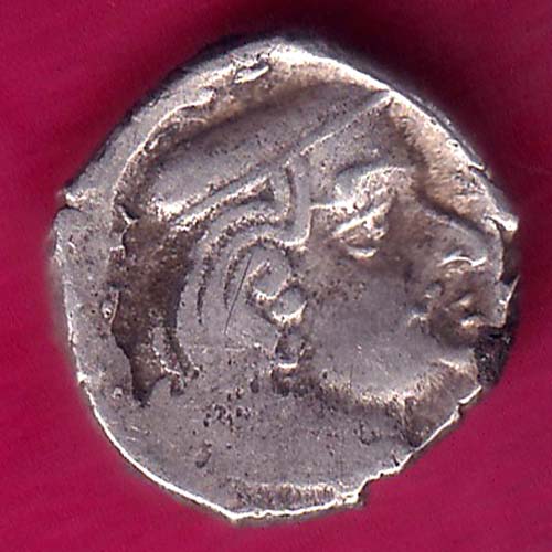 ANCIENT INDIA KSHATRAP DYNASTY KINGS PORTRAIT RARE SILVER COIN–@HUB3374