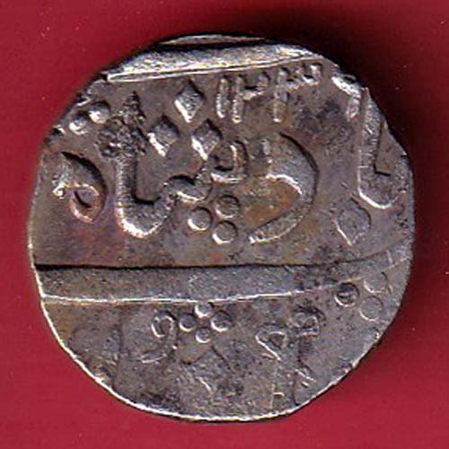 Baroda State RY19 sayaji rao Gaykwad one rupee silver coin–oo4069
