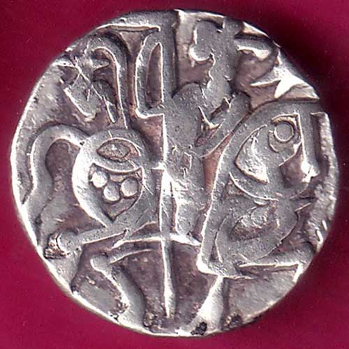 Hindushahia, Kabul & Gandhara Silver Drachma Horseman & Bull Type Coin-OO1101