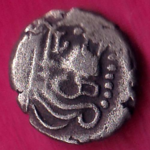 Ancient India Vallabhi Dynasty Kings Poratrait SILVER COIN–@HUB2835