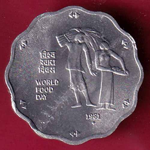 REPUBLIC INDIA WORLD FOOD DAY 10 PAISE 1981 -VA304