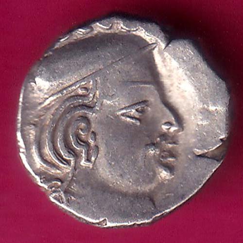 ANCIENT INDIA KSHATRAP DYNASTY KINGS PORTRAIT RARE SILVER COIN -VA778
