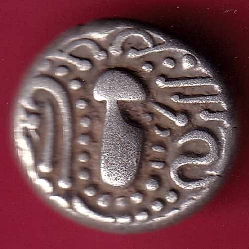 ANCIENT INDIA GADHAYA DYNASTY KING PORTRAIT COIN  :- @HUB1414