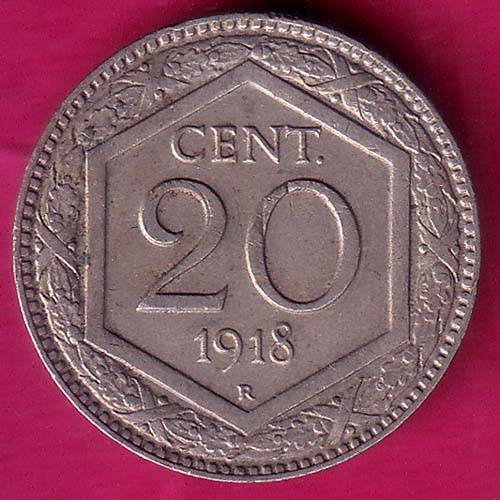 20 Cent 1918 REGNO D'ITALIA–@HUB3387