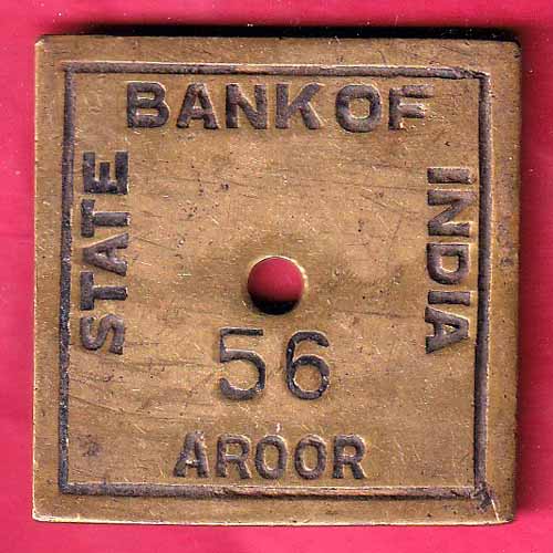 TOKEN:- STATE BANK  OF INDIA AROOR 56 -VA259