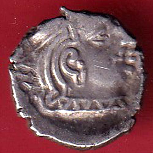 ANCIENT INDIA KSHATRAP DYNASTY KINGS PORTRAIT RARE SILVER COIN– OO3757