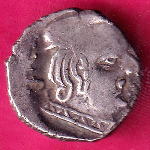 Ancient India Kshtrap Dynasty Kings Portrait Silver Coin–@HUB4091