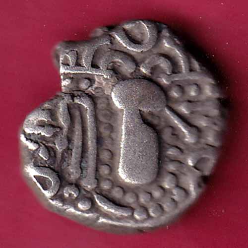 ANCIENT INDIA GADHAYA DYNASTY KING PORTRAIT COIN–@HUB1533