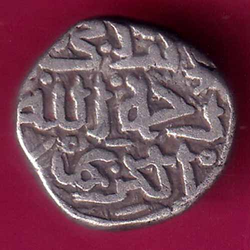 DELHI SULTAN MUHAMMAD BIN TUGHLOUQUE SHAH 6 GANI COIN–@HUB3593