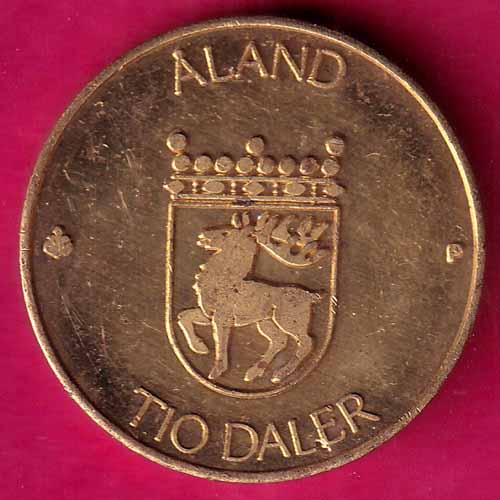 Finland 10 Markkaa Aland 1991 tio deler tio mark–@HUB3835