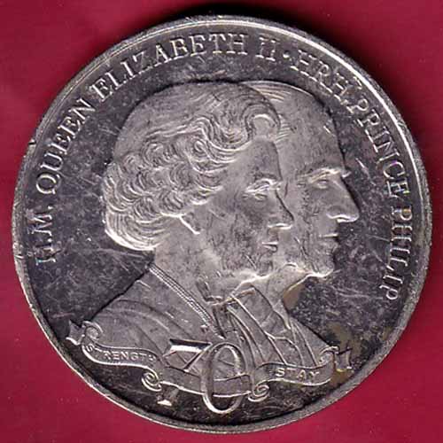 Elizabeth II D.G. Regina Gibraltar 2021 One Crown- S2884