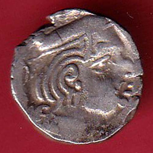 ANCIENT INDIA KSHATRAP DYNASTY KINGS PORTRAIT RARE SILVER COIN :- OO3740