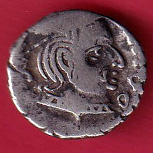 ANCIENT INDIA KSHATRAP DYNASTY KINGS PORTRAIT RARE SILVER COIN  :- oo3416