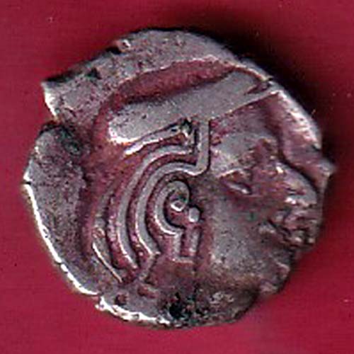 ANCIENT INDIA KSHATRAP DYNASTY KINGS PORTRAIT RARE SILVER COIN - oo2174