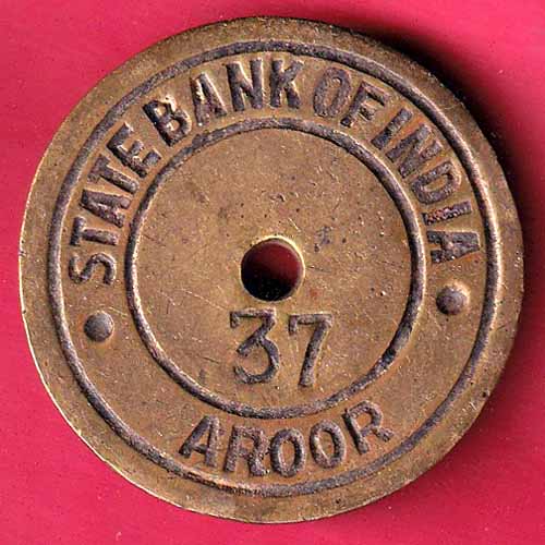 TOKEN:- STATE BANK  OF INDIA AROOR 37 -VA271