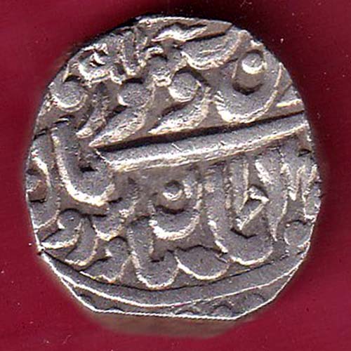 jodhpur state Jhar Leaf and Sword one rupee silver coin- OO2247