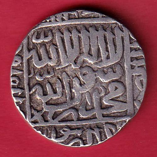 Delhi sultan suri dynasty islam shah suri One tanka silver coin- oo5459