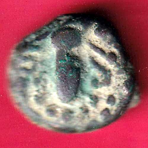 ANCIENT INDIA GADHAYA DYNASTY KING PORTRAIT COIN – S1001