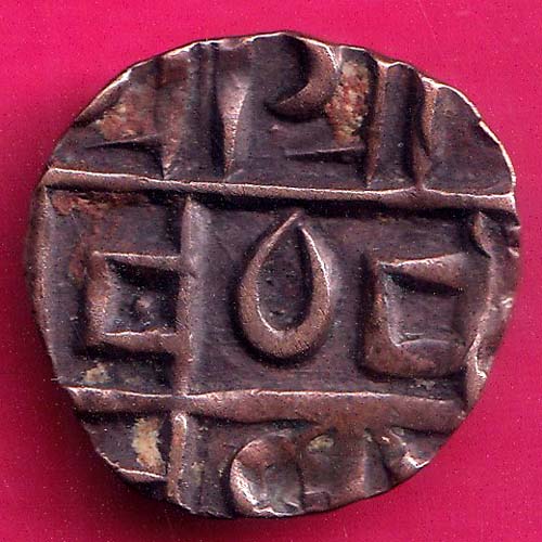 BHUTAN DEB Weight– 3.87 gm : HALF DEB COPPER COIN  -VA758
