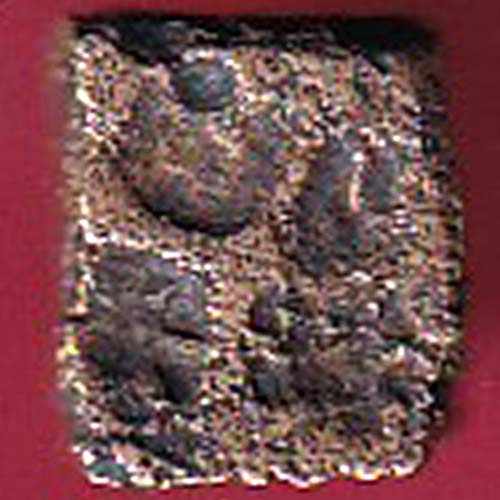 ancient cetral india copper punchmark ujjainy symbols on coin- OO2857