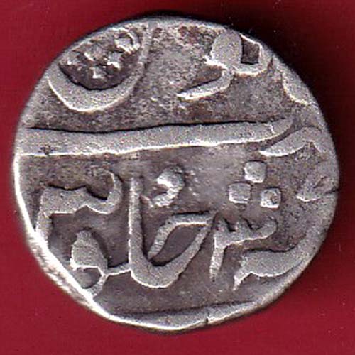 Princely State of Cambay one rupee silver coin – oo5708
