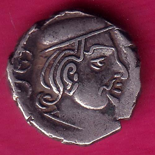 ANCIENT INDIA KSHATRAP DYNASTY KINGS PORTRAIT RARE SILVER COIN  :- OO1382