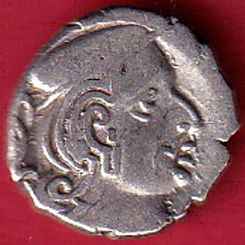 ANCIENT INDIA KSHATRAP DYNASTY KINGS PORTRAIT RARE SILVER COIN:- OO2874
