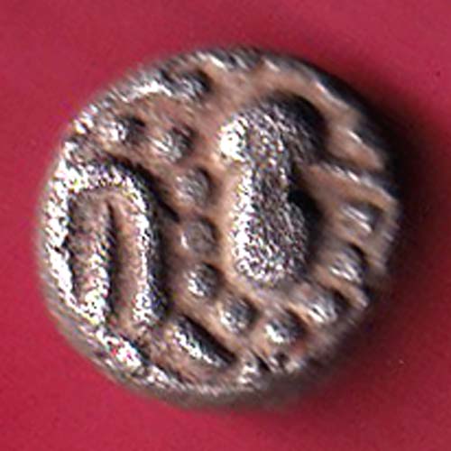 ANCIENT INDIA GADHAYA DYNASTY KING PORTRAIT COIN–@HUB4517
