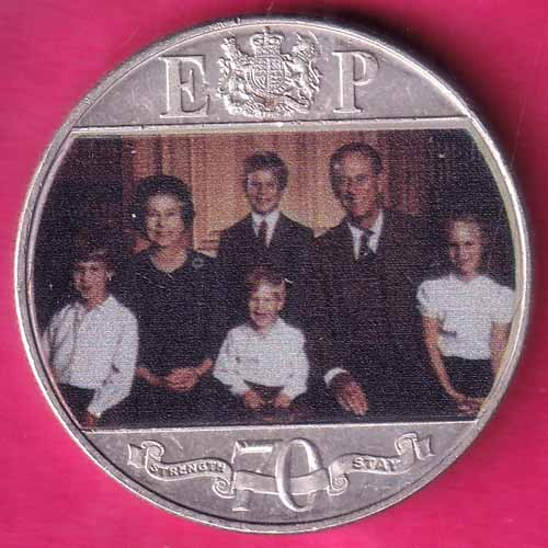 Gibraltar 2021 Elizabeth II D.G.REGINA ONE CROWN RARE COIN :- OO902