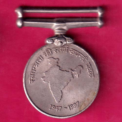 MEDAL: 50TH ANNIVERSARY OF INDEPENDENCE 1947-1997  –@HUB4169