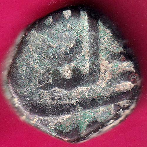 Golkunda Sultan falus copper coin  –@HUB2869