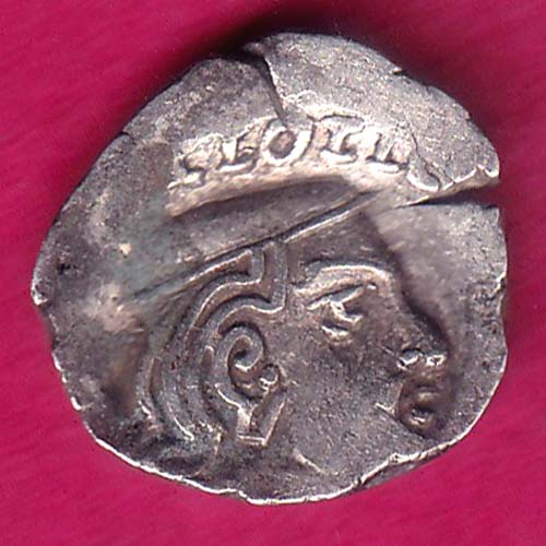 ANCIENT INDIA KSHATRAP DYNASTY KINGS PORTRAIT RARE SILVER COIN :- OO1314