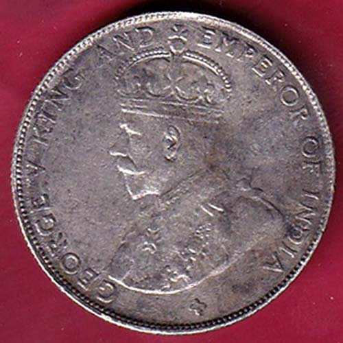 STRAITS SETTLEMENTS 1920 GEORGE V KING AND EMPEROR OF INDIA HALF DOLLAR 50 CENTS – OO2697