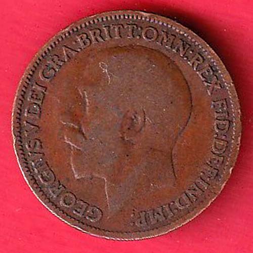 GRORGIVE V DEIGRA BRITTOMN:REX FID FART HING 1922   :- oo3432