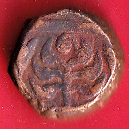kishangadh state 1 takka copper coin –oo3620