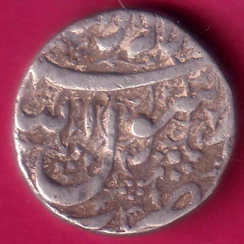 Mughals Jahangir Ahmednagar Mint One Rupee silver coin –@HUB5764