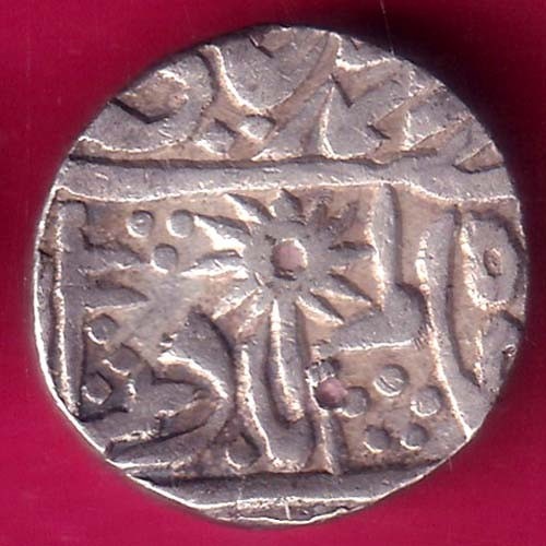 CHATRAPUR STATE ONE RUPEE RARE SILVER COIN–@HUB5871