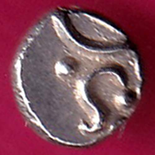 TRAVANCORE STATE RAJARAM VERMA IV SILVER CHUKRAM COIN:- OO142