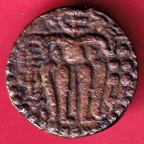 CANDY OF KINGDOM CEYLON CHOLA LILAVATI COPPER COIN  :- S2488