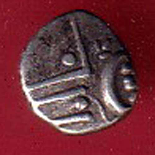 TRAVANCORE STATE RAJARAM VERMA IV SILVER CHUKRAM COIN:- @HUB6033