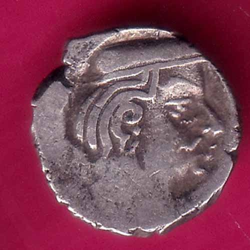 Ancient India Kshtrap Dynasty Kings Portrait Silver Coin–@HUB3477
