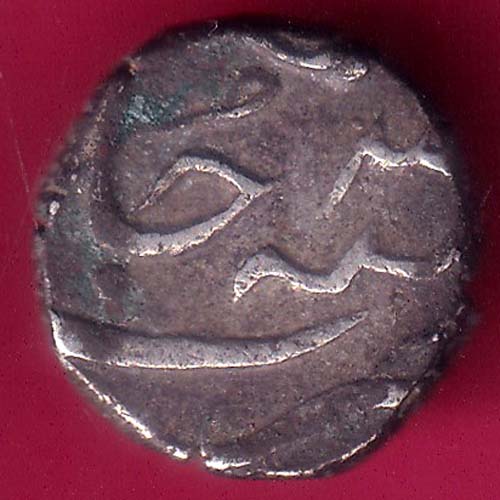 Broach State Half Rupee Rare Silver Coin–@HUB5720