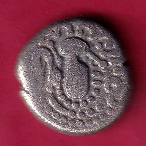 ANCIENT INDIA GADHAYA DYNASTY KING PORTRAIT COIN:-s2633
