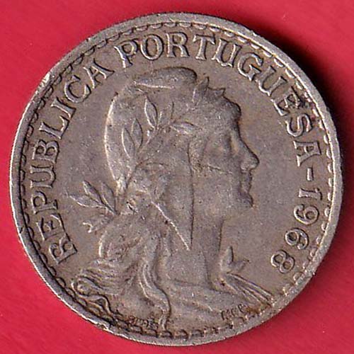 Portugal 1 Escudo 1965 – oo3796