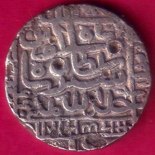 Delhi sultan suri dynasty islam shah suri One Rupee silver coin –@HUB5859