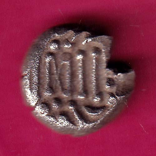 ANCIENT INDIA GADHAYA DYNASTY KING PORTRAIT COIN@hub4881
