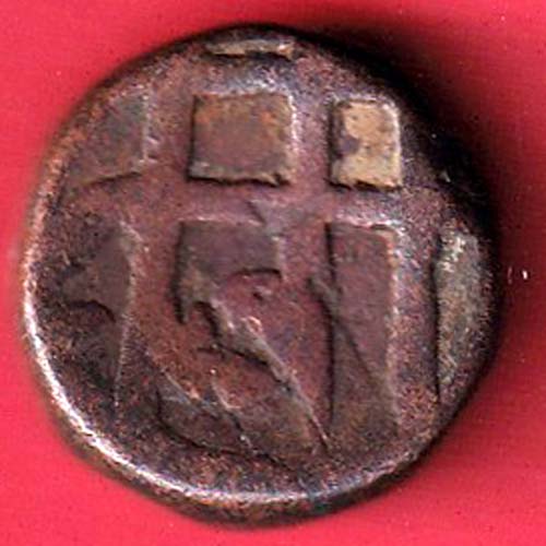 mughals Muhammad Shah elichpur Mint one paisa copper coin :- OO4294