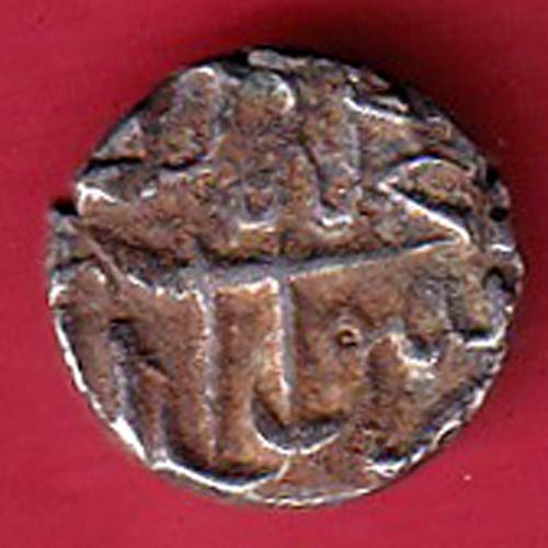 MUGHALS MOHD. AKBAR half  MAHMUDI SILVER COIN:-oo4211
