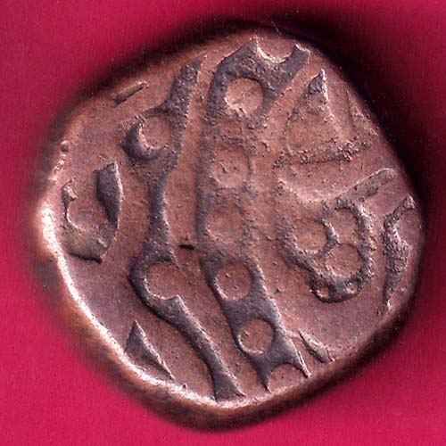Jodhpur State Maharaja Bhim Singh 1 Takka Rare Copper Coin  Weight – 20.40 Gm  :- OO1257